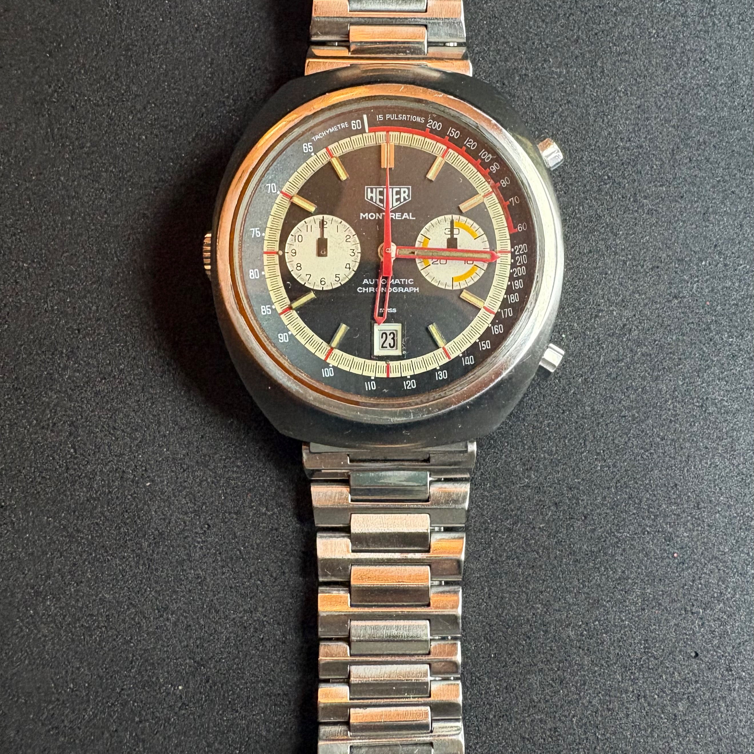 Heuer Montreal, fotografía de nuestra colección